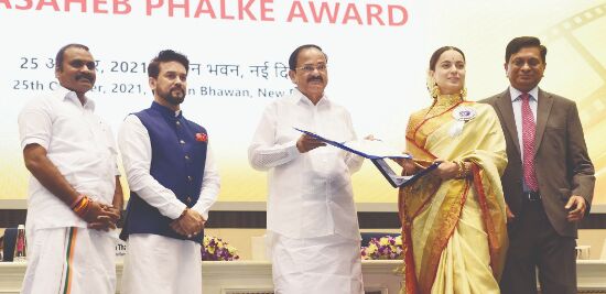 VP Naidu confers 67th National Film Awards