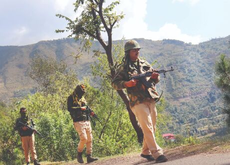Firing resumes in J&Ks forest, search op enters 15th day Firing resumes in J&Ks forest, search op enters 15th day