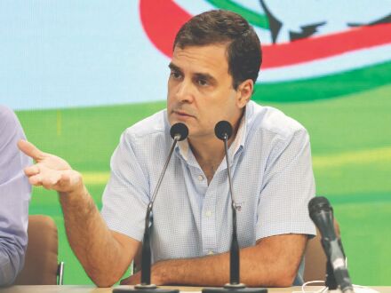 Oppns stand vindicated: Rahul on SC Pegasus order Oppns stand vindicated: Rahul on SC Pegasus order