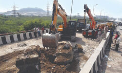 As barricading goes, roads left in wreck, need major repairs As barricading goes, roads left in wreck, need major repairs