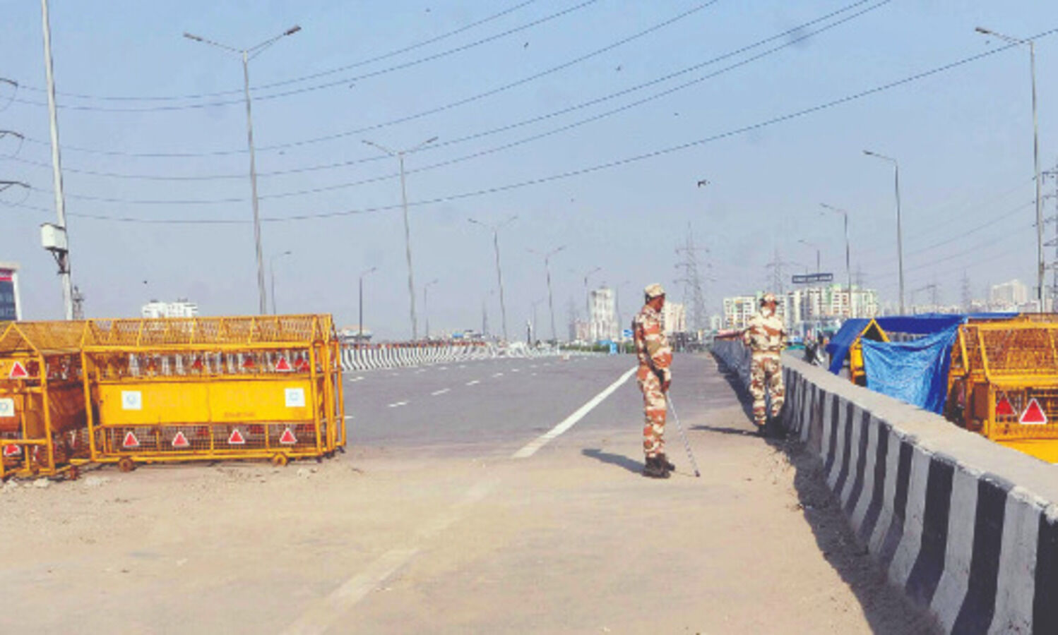 Carriageway on road from Delhi to Haryana opened after 11 months