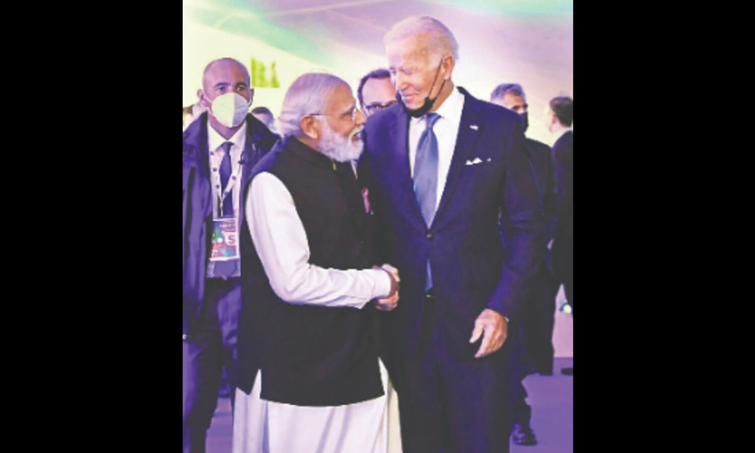 Modi interacts with President Biden, other world leaders
