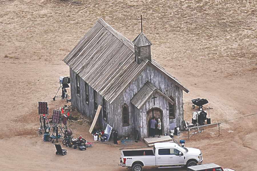 Inside movie set where Baldwins gun fired Inside movie set where Baldwins gun fired