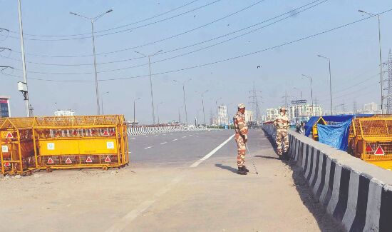 Carriageway on road from Delhi to Haryana opened after 11 months