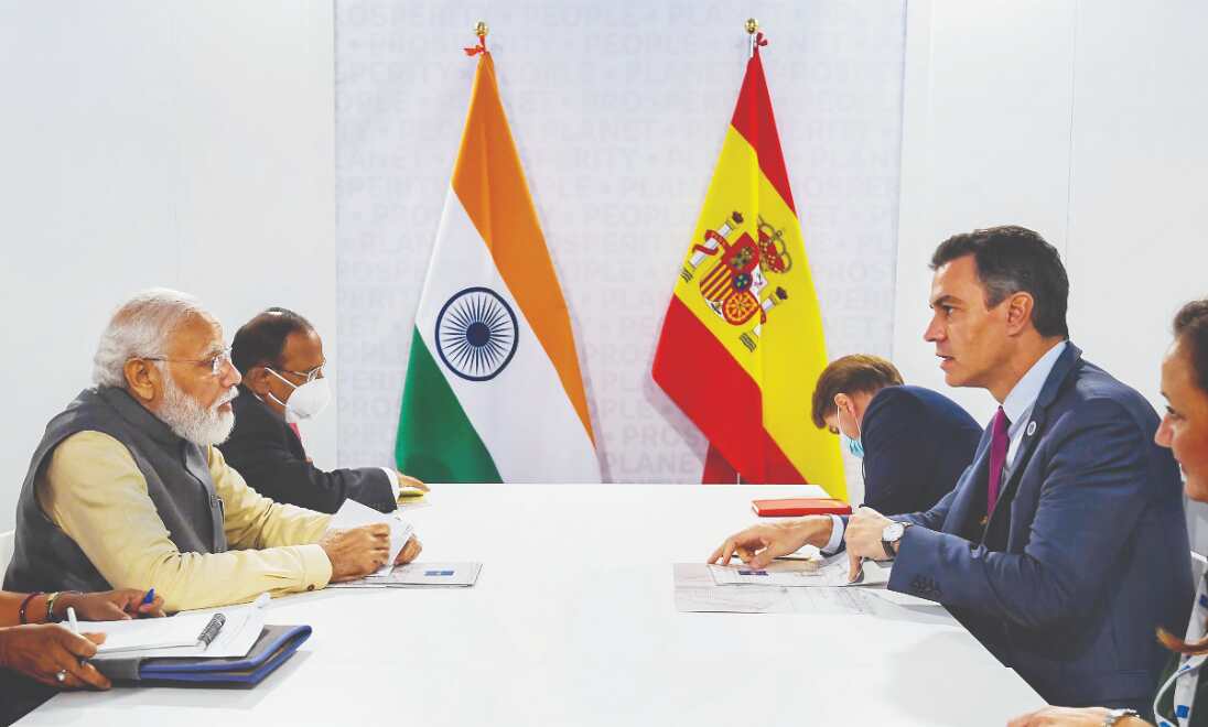 Modi invites more Spanish investments in India during talks with PM Sanchez in Italy Modi invites more Spanish investments in India during talks with PM Sanchez in Italy