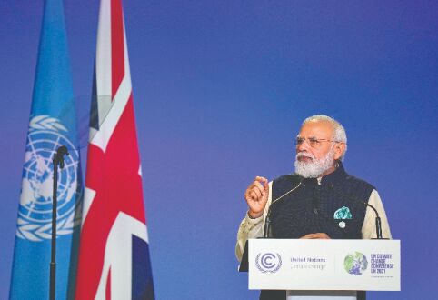 India to go carbon neutral by 2070: PM Modi India to go carbon neutral by 2070: PM Modi