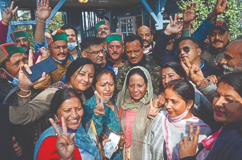 Bypoll victory for Congress in Himachal; BJP, allies in N-E