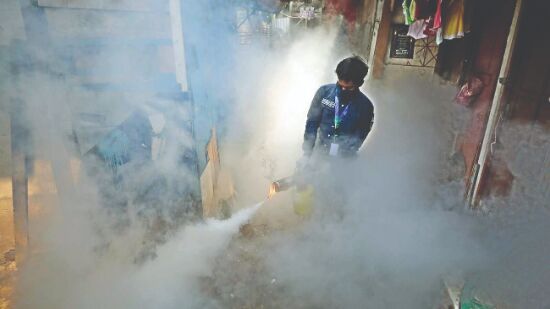 Special fogging drive in South Delhi as dengue cases mount Special fogging drive in South Delhi as dengue cases mount