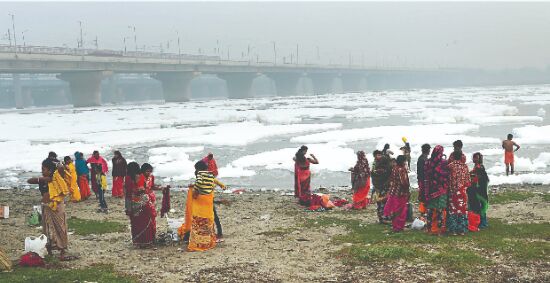 Chhath ban defied — BJP MP says govt trying to hide foam