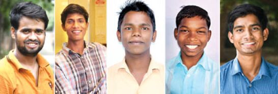 Five former child laborers from Bal Ashram make it to SRM Institute for higher studies