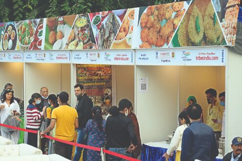 Tribal foods a hit among the visitors at Aadi Mahotsav Tribal foods a hit among the visitors at Aadi Mahotsav