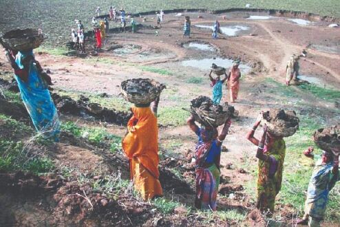 Labour budget of person days under MGNREGA scheme increased to 27 cr