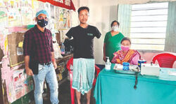 South Dinajpur: Specially-abled youth takes Covid jab on thigh