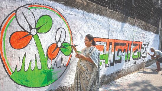 TMC begins campaigning for KMC polls in full swing