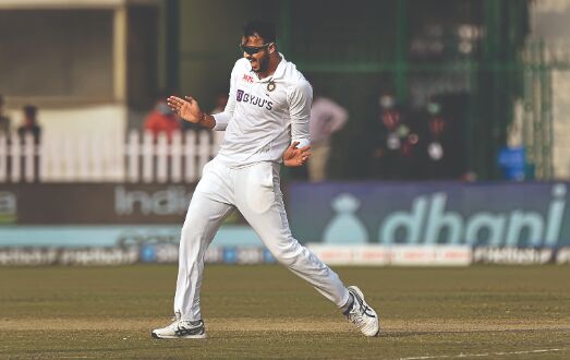 Axar Patel takes 5 to bowl out Kiwis for 296, India 14 for 1 Axar Patel takes 5 to bowl out Kiwis for 296, India 14 for 1