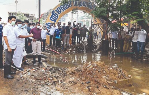 Chennai grapples with traffic diversions as roads, subways brim Chennai grapples with traffic diversions as roads, subways brim