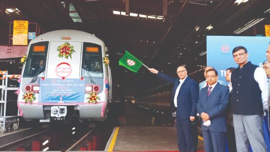 1st refurbished train after first-ever mid-life overhaul unveiled 1st refurbished train after first-ever mid-life overhaul unveiled