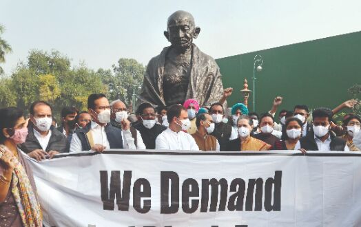 Parliament approves repeal of farm laws; Opposition protests demanding debate