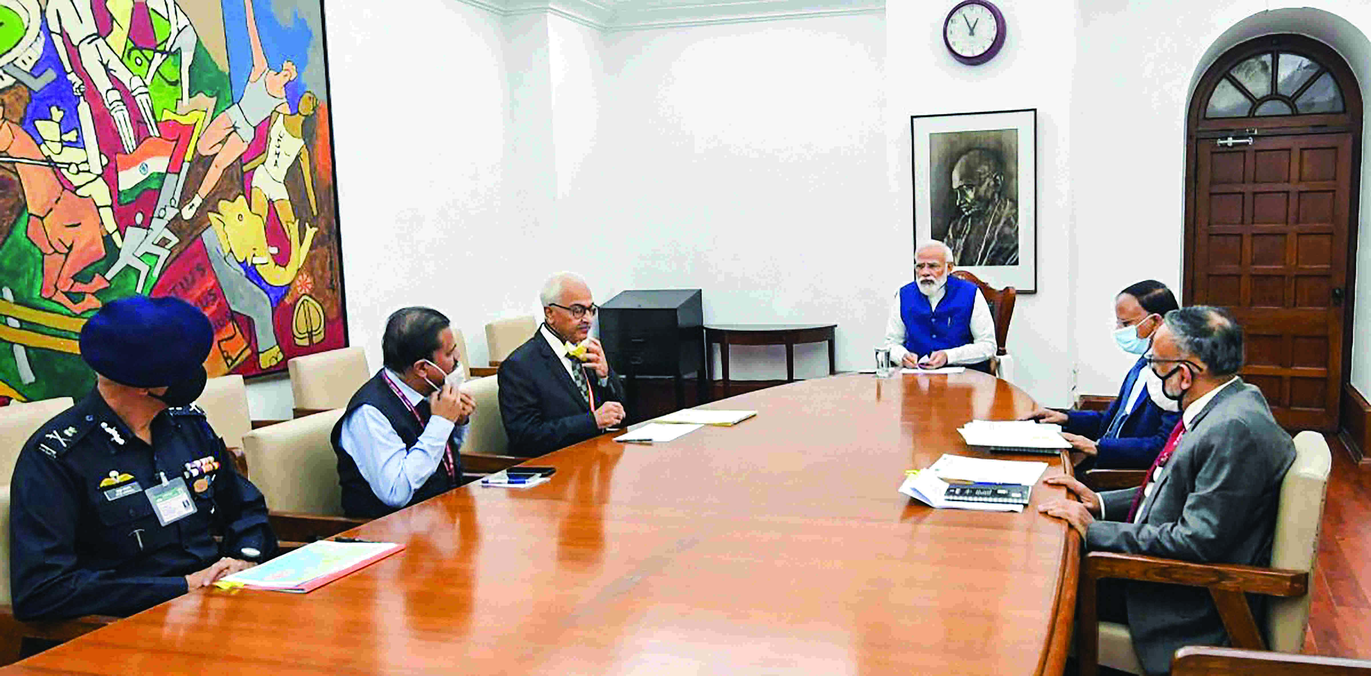 PM chairs meet on Cyclone Jawad PM chairs meet on Cyclone Jawad