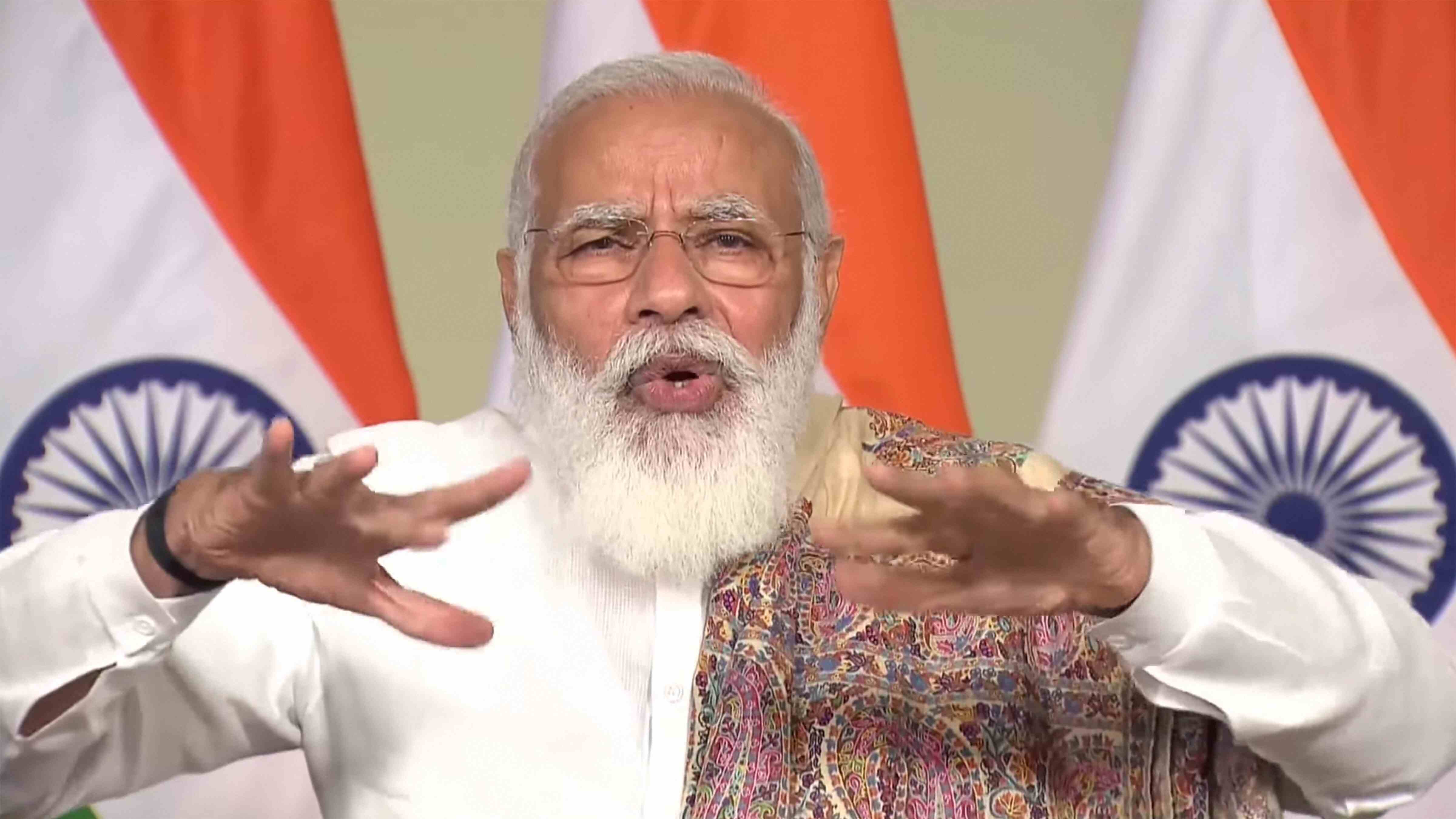 Proud of exemplary contributions of Indian Navy: Modi