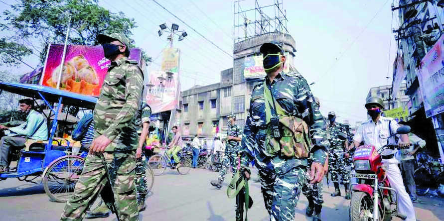 Preliminary report rules out deployment of Central Forces during KMC polls Preliminary report rules out deployment of Central Forces during KMC polls