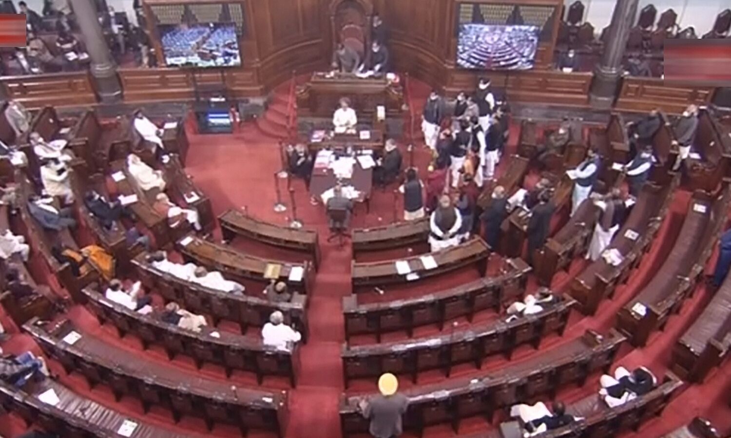 Rajya Sabha adjourned till 2 pm