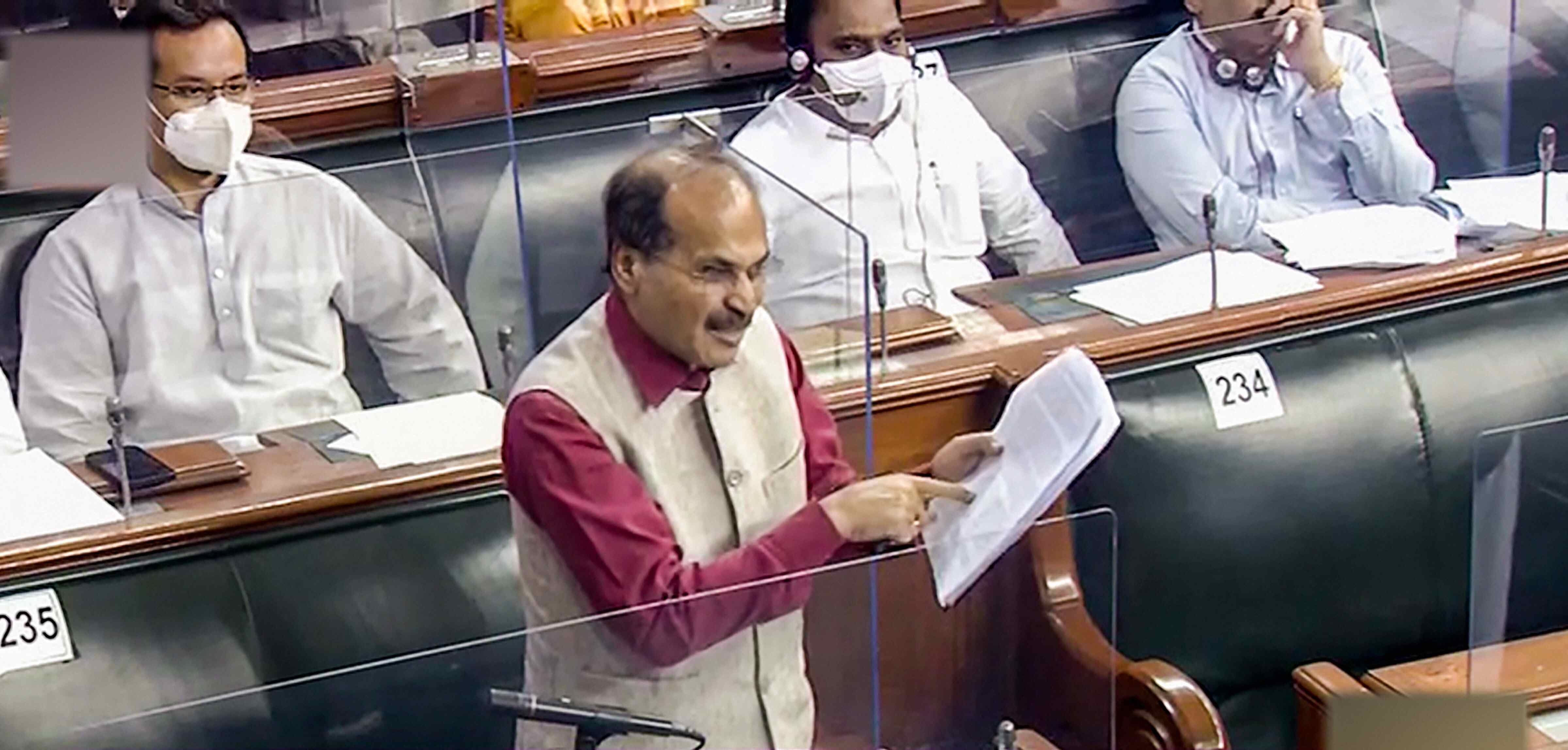 Home Minister misled Parliament on Nagaland, claims Adhir Chowdhury