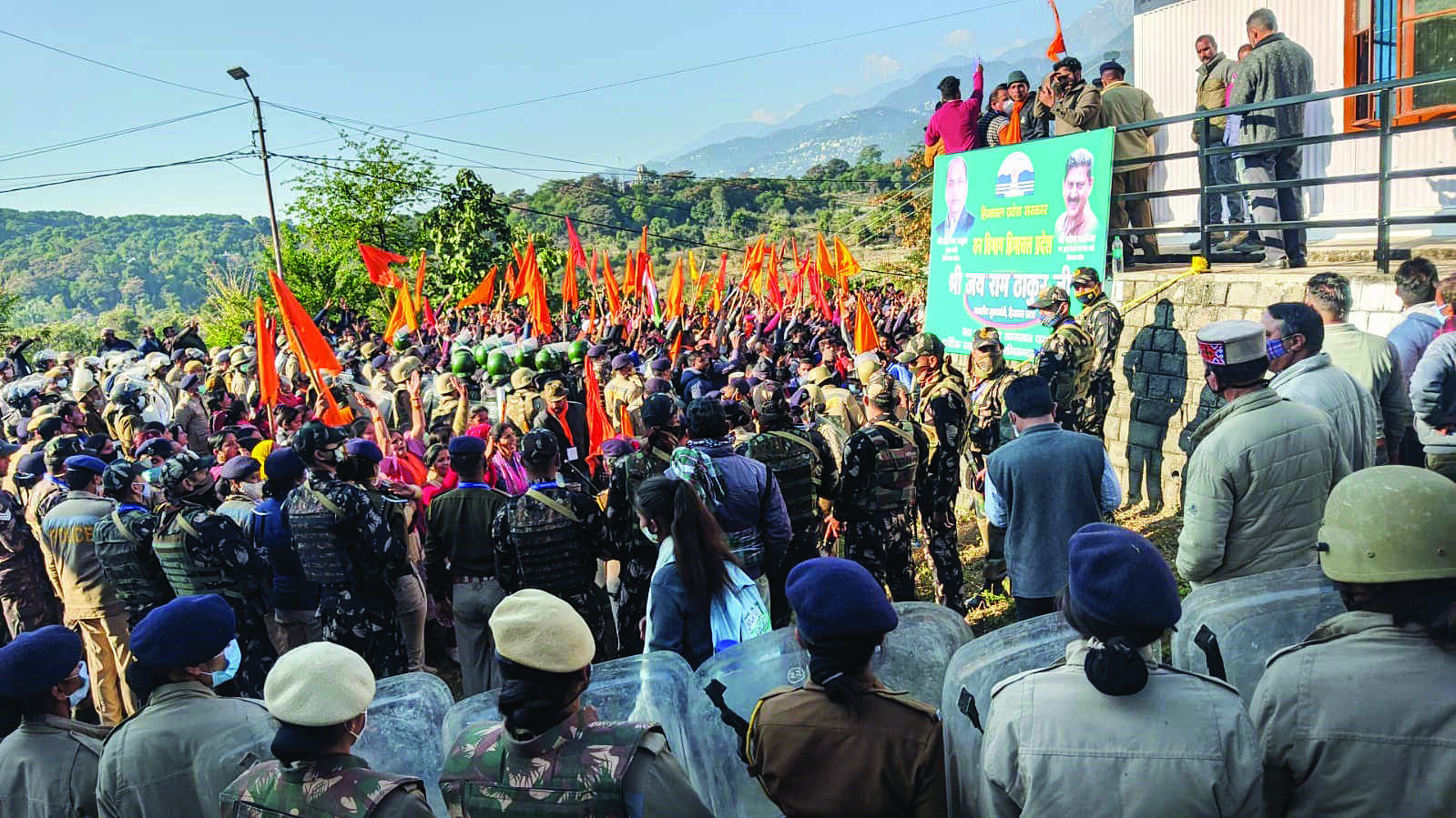 At Dharamshala, protests force government   to set-up Samanya Varg Aayog in Himachal