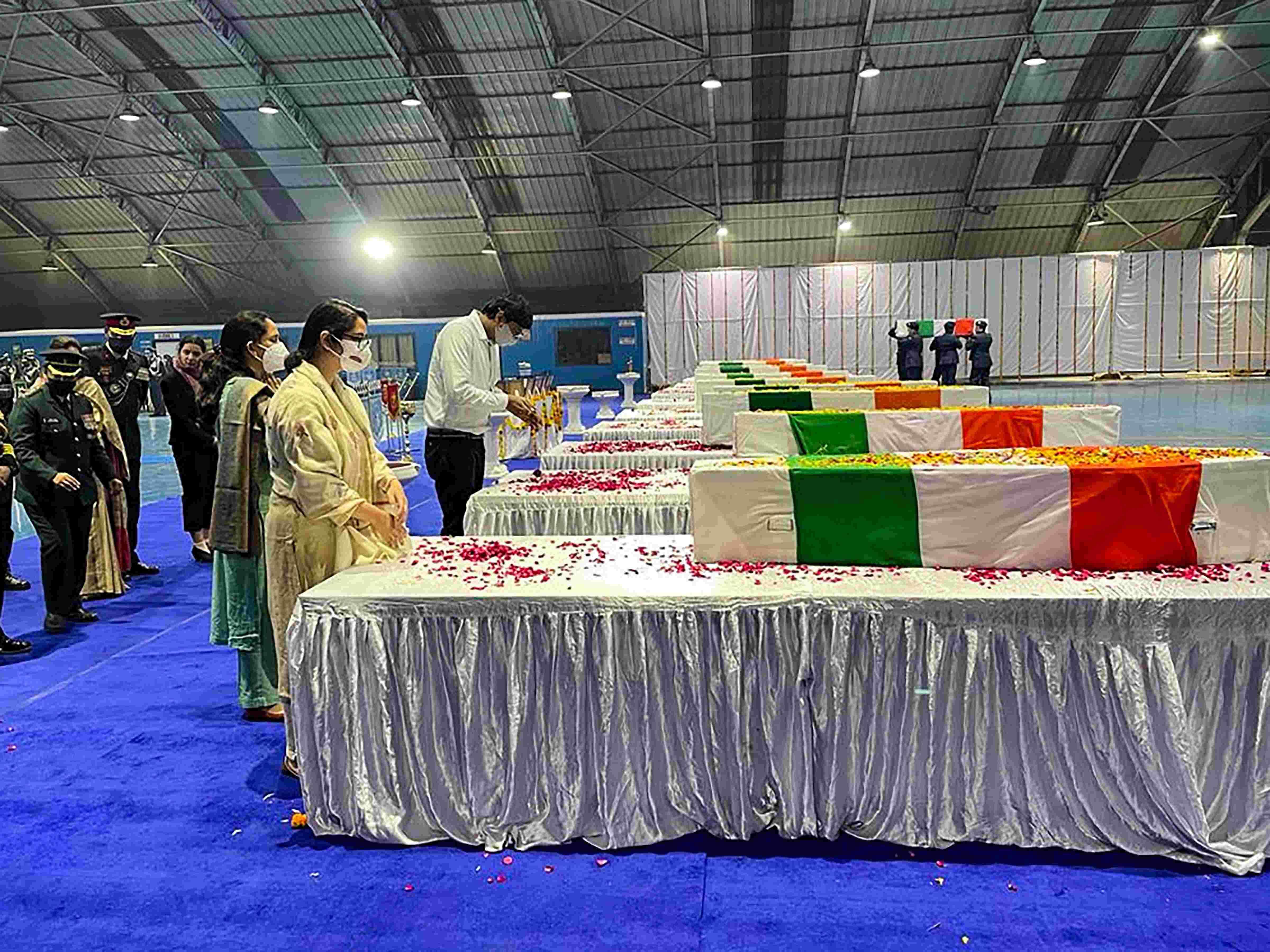 Bodies of five more armed forces personnel killed in chopper crash identified Bodies of five more armed forces personnel killed in chopper crash identified