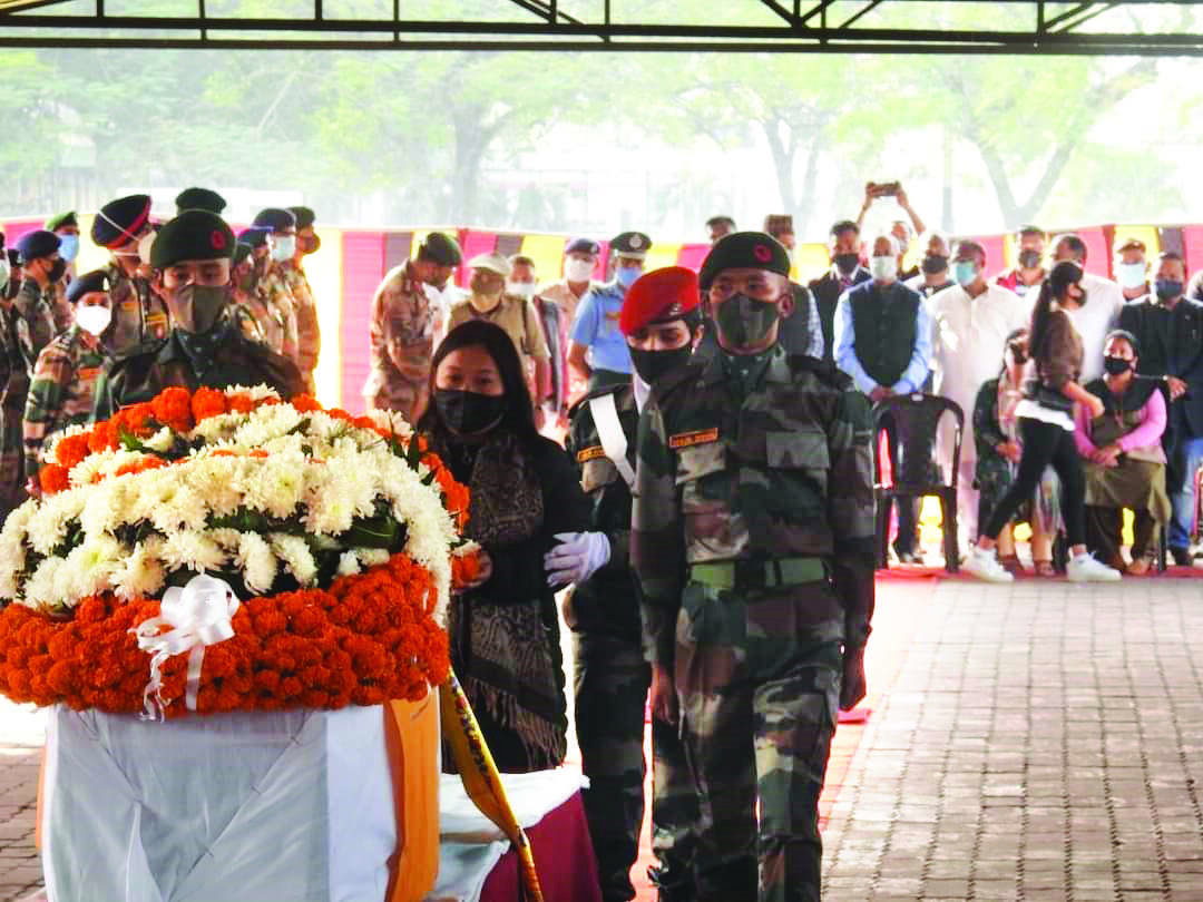 Draped in Tricolour, braveheart finally returns home Draped in Tricolour, braveheart finally returns home