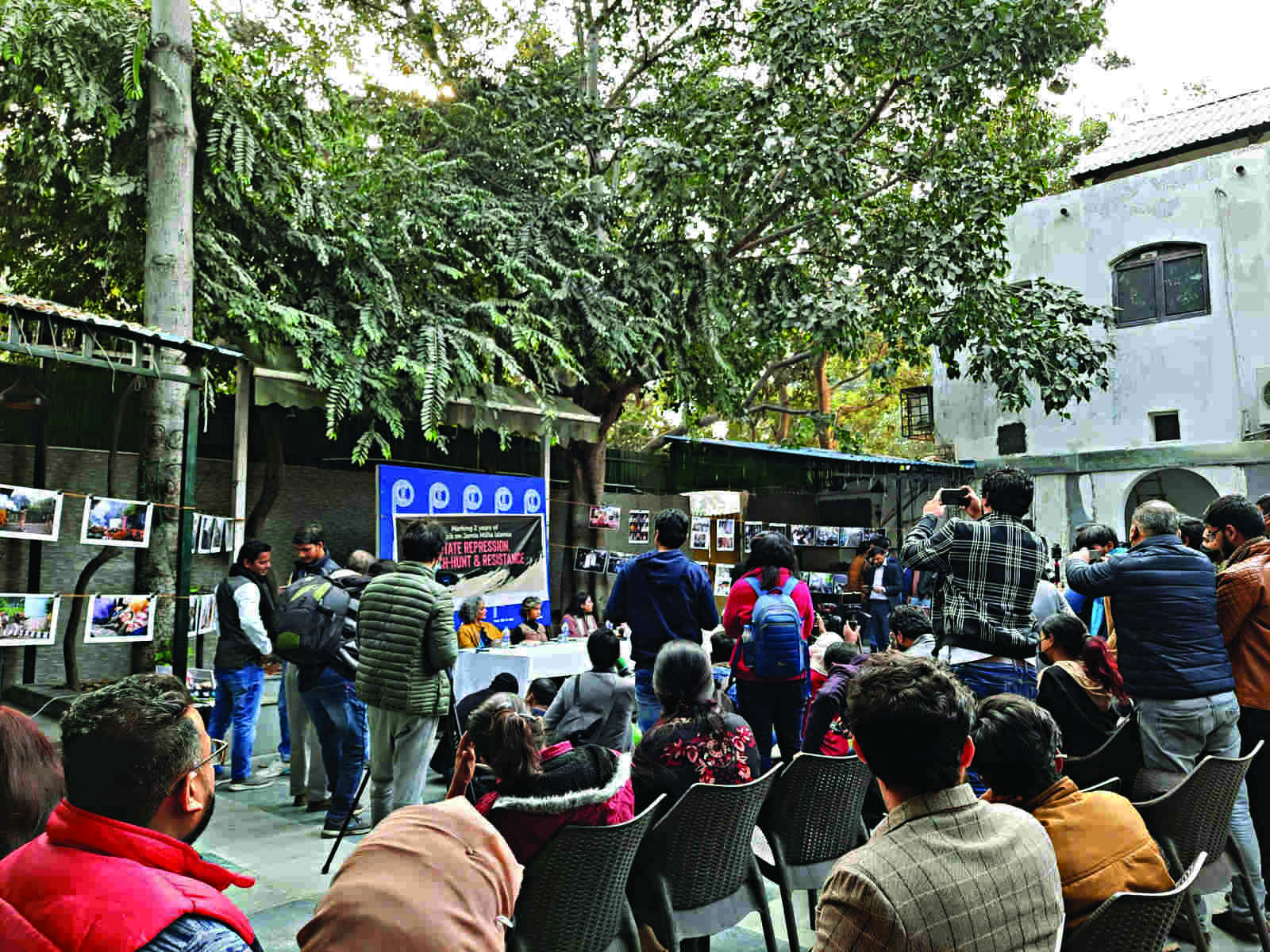 Students, activists gather to mark two years since police violence inside JMI Students, activists gather to mark two years since police violence inside JMI