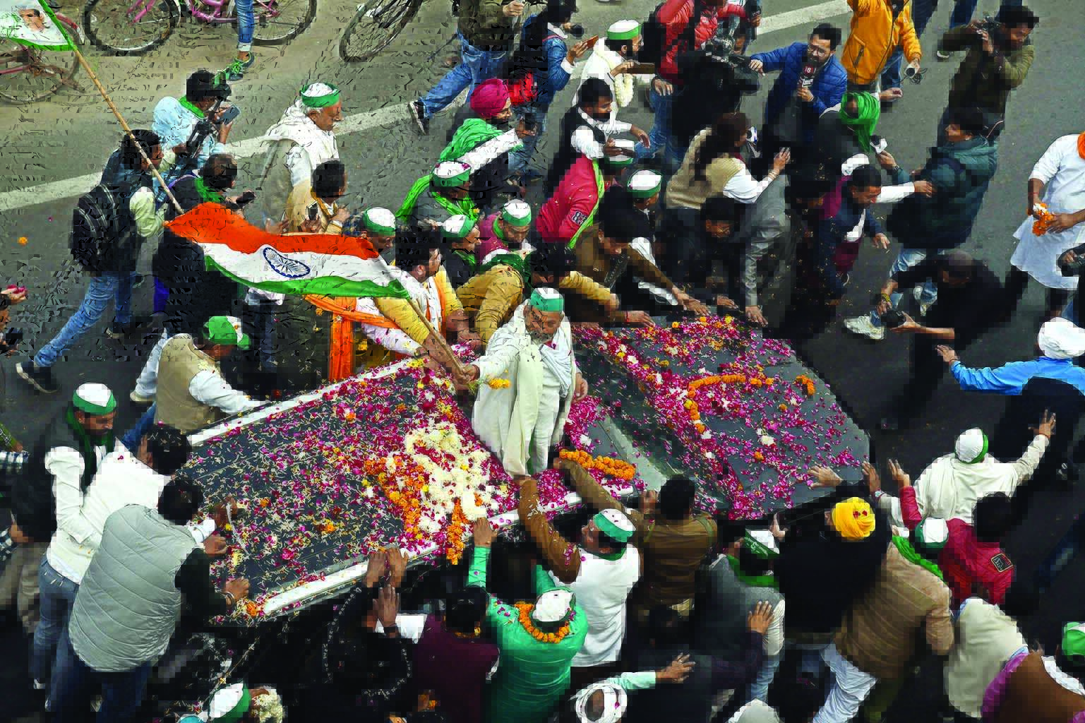 Iconic fight ends: Ghar wapsi for Tikait, supporters from Delhi border after 383 days