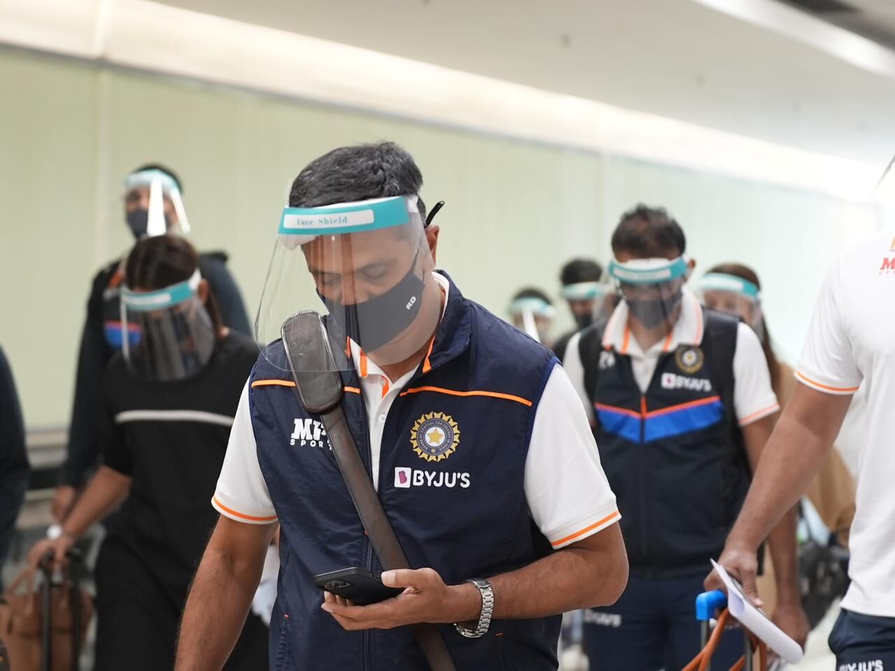 Team India lands in South Africa for Test series Team India lands in South Africa for Test series
