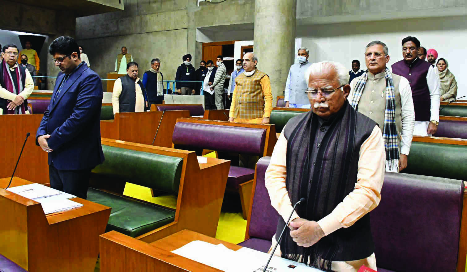 Haryana Assembly pays homage to CDS Rawat, his wife, others Haryana Assembly pays homage to CDS Rawat, his wife, others