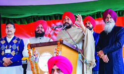 Punjab CM Channi lays foundation stones of development projects worth `87 crore