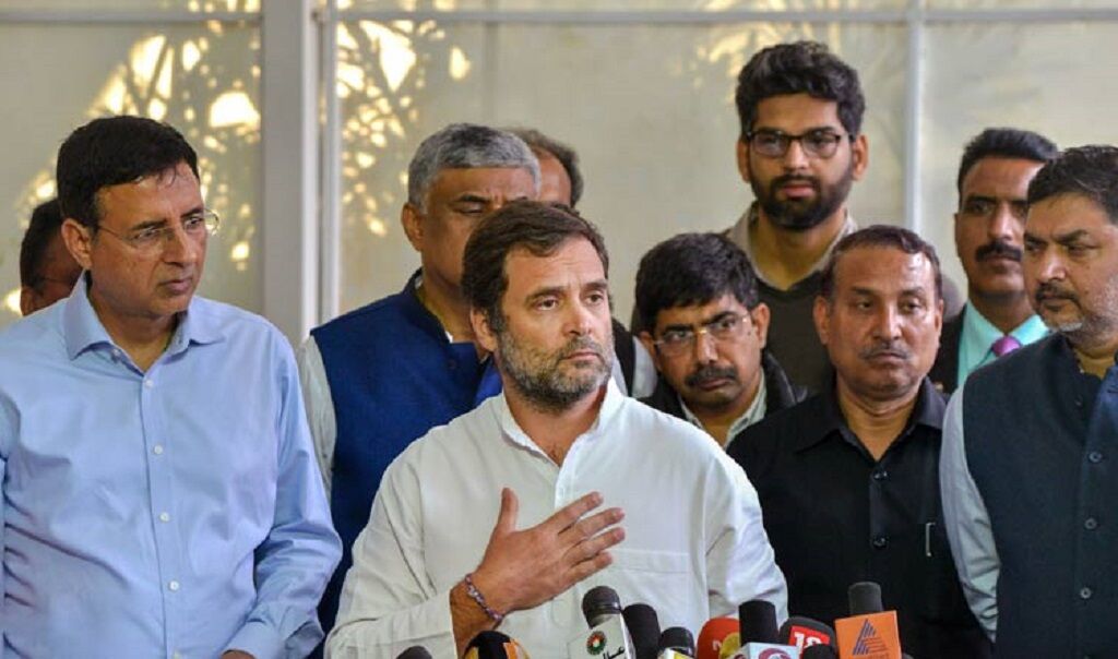 Will always be with you to fight injustice: Rahul Gandhi to media