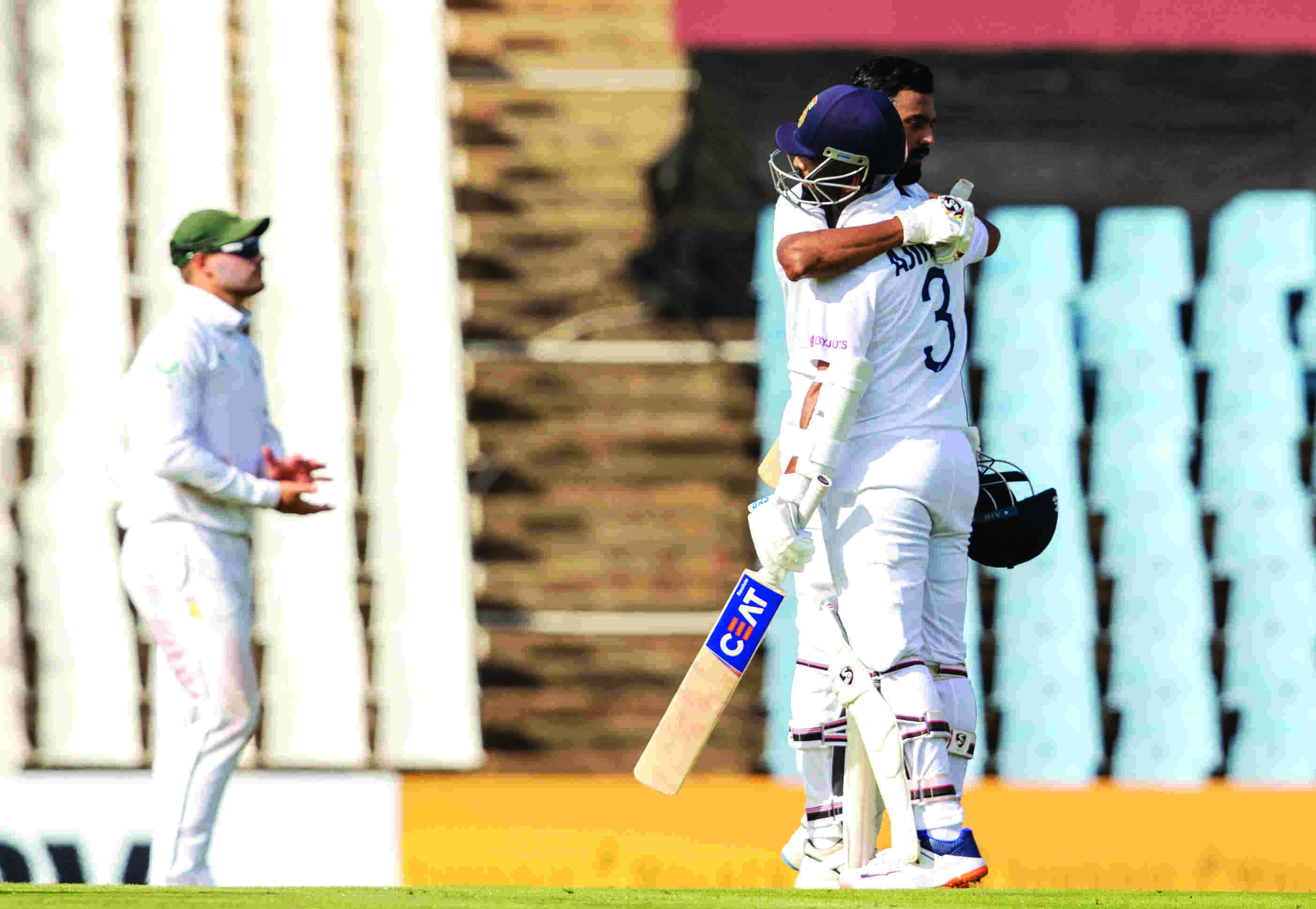 Rahul strikes unbeaten ton, helps India make near perfect start in SA