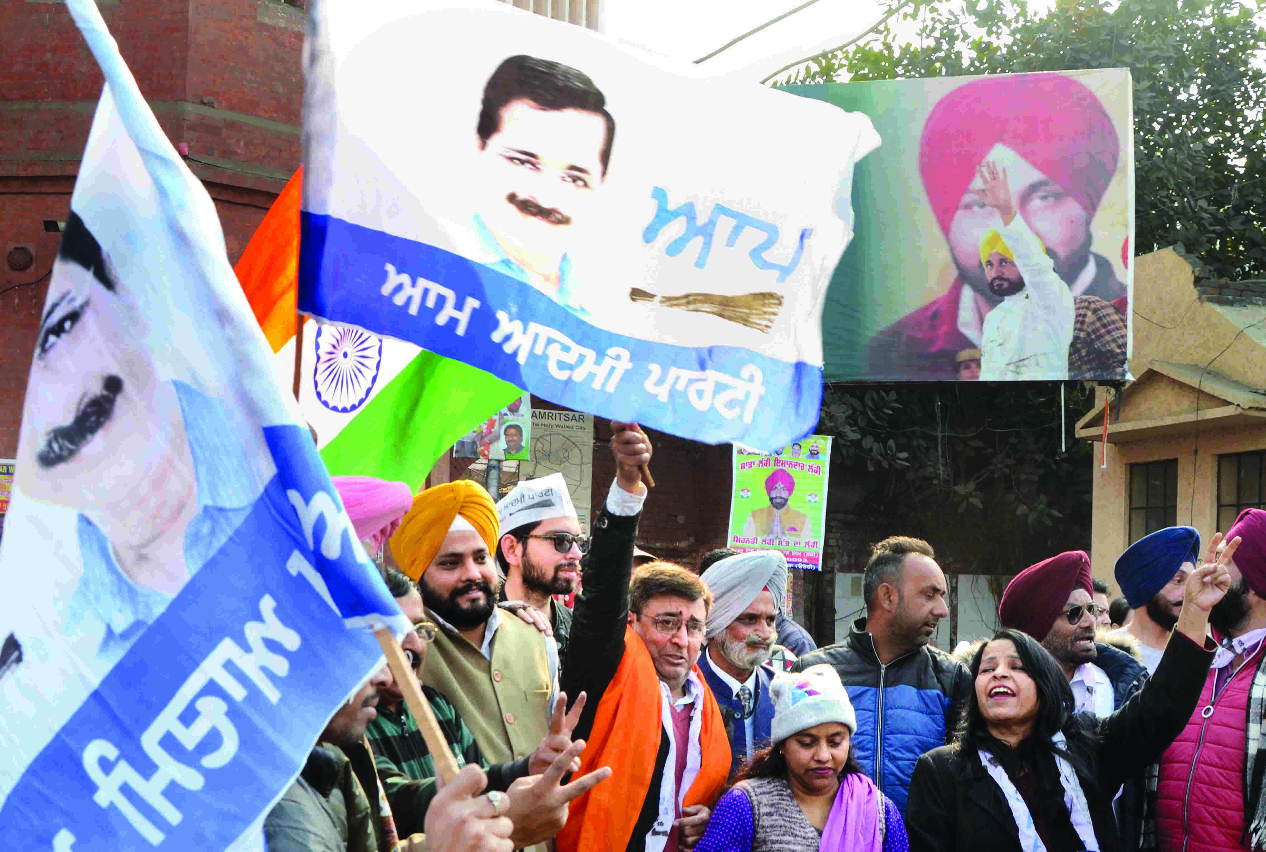 AAP scores big in 1st electoral attempt in Pnb, sitting BJP Mayor loses AAP scores big in 1st electoral attempt in Pnb, sitting BJP Mayor loses