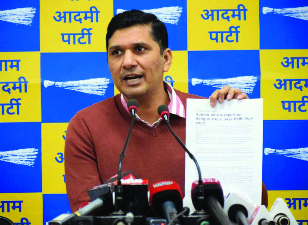 BJP playing with lives for political gain: AAP BJP playing with lives for political gain: AAP