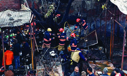 Over 100 shops gutted as major fire breaks out at Lajpat Rai mkt