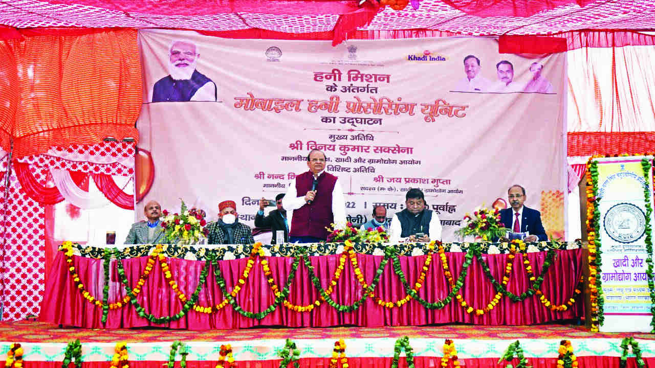 KVIC rolls out Mobile Honey Processing Van to support farmers and beekeepers KVIC rolls out Mobile Honey Processing Van to support farmers and beekeepers