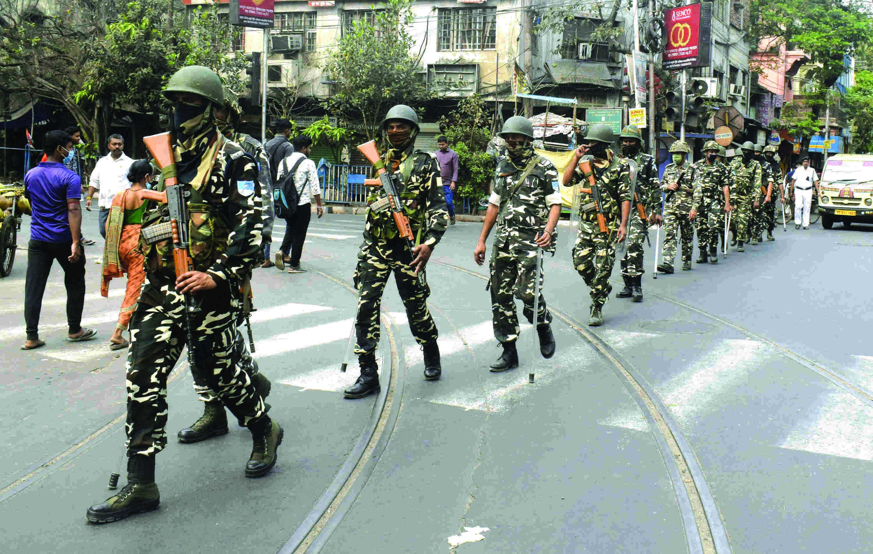 Civic polls: Armed cops to be deployed in each booth Civic polls: Armed cops to be deployed in each booth
