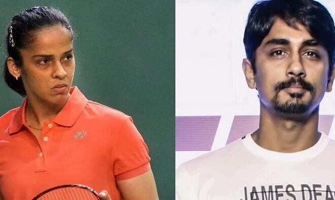 Siddharth apologises to Saina Nehwal for rude joke, says cant justify my words