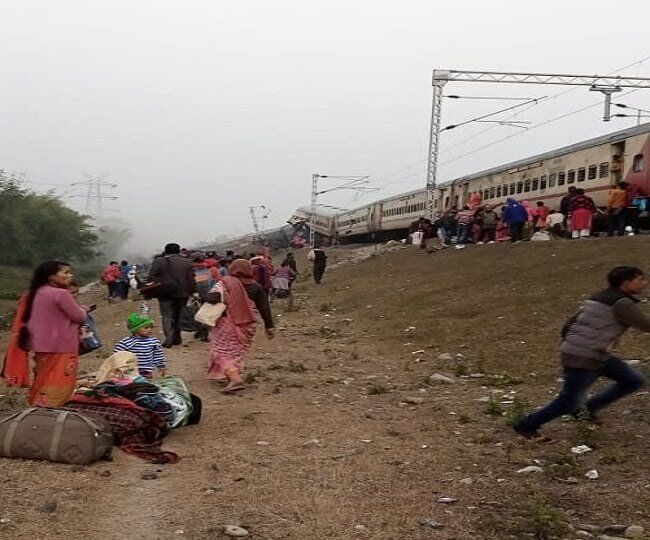 Death toll in Bikaner-Guwahati train accident rises to 9, Rly Minister to visit site Death toll in Bikaner-Guwahati train accident rises to 9, Rly Minister to visit site