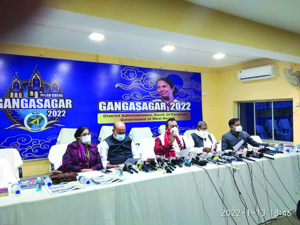 Over 3.2L Gangasagar pilgrims screened for Covid, only 0.63% +ve Over 3.2L Gangasagar pilgrims screened for Covid, only 0.63% +ve