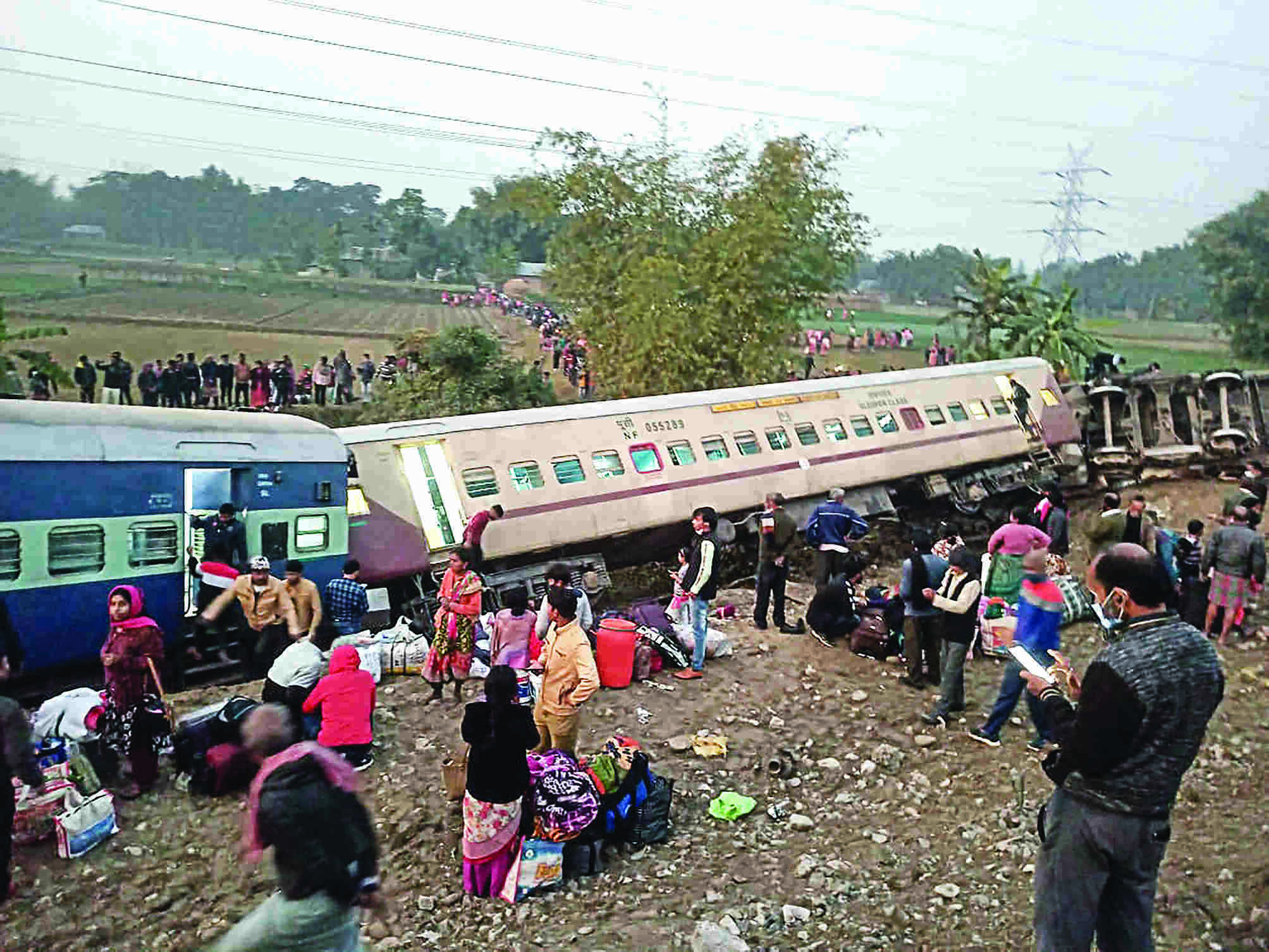 Bengal train accident: At least 6 killed and over 45 injured