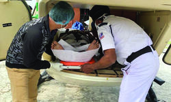 Pilgrim has cardiac arrest, airlifted from Gangasagar Pilgrim has cardiac arrest, airlifted from Gangasagar