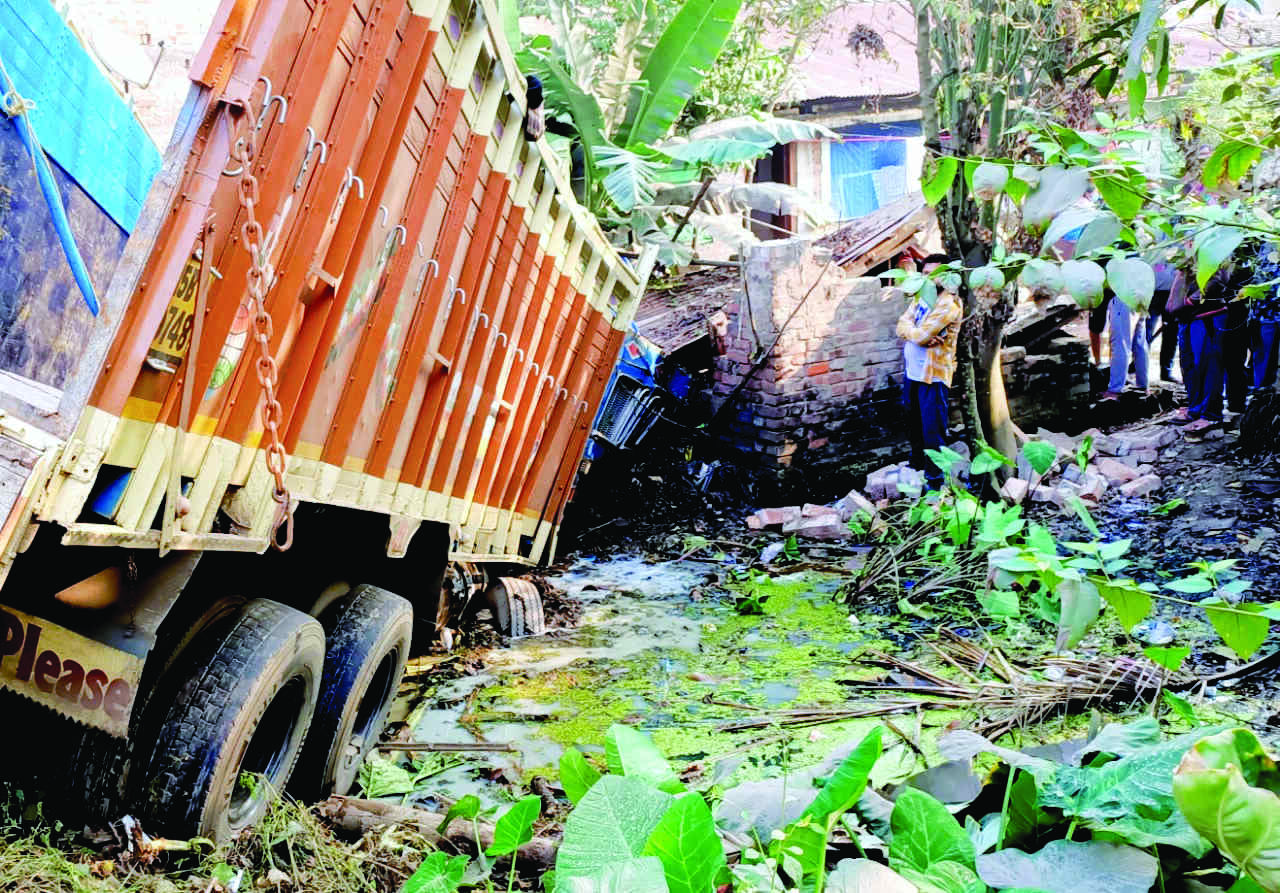 Two dead after truck falls into water body