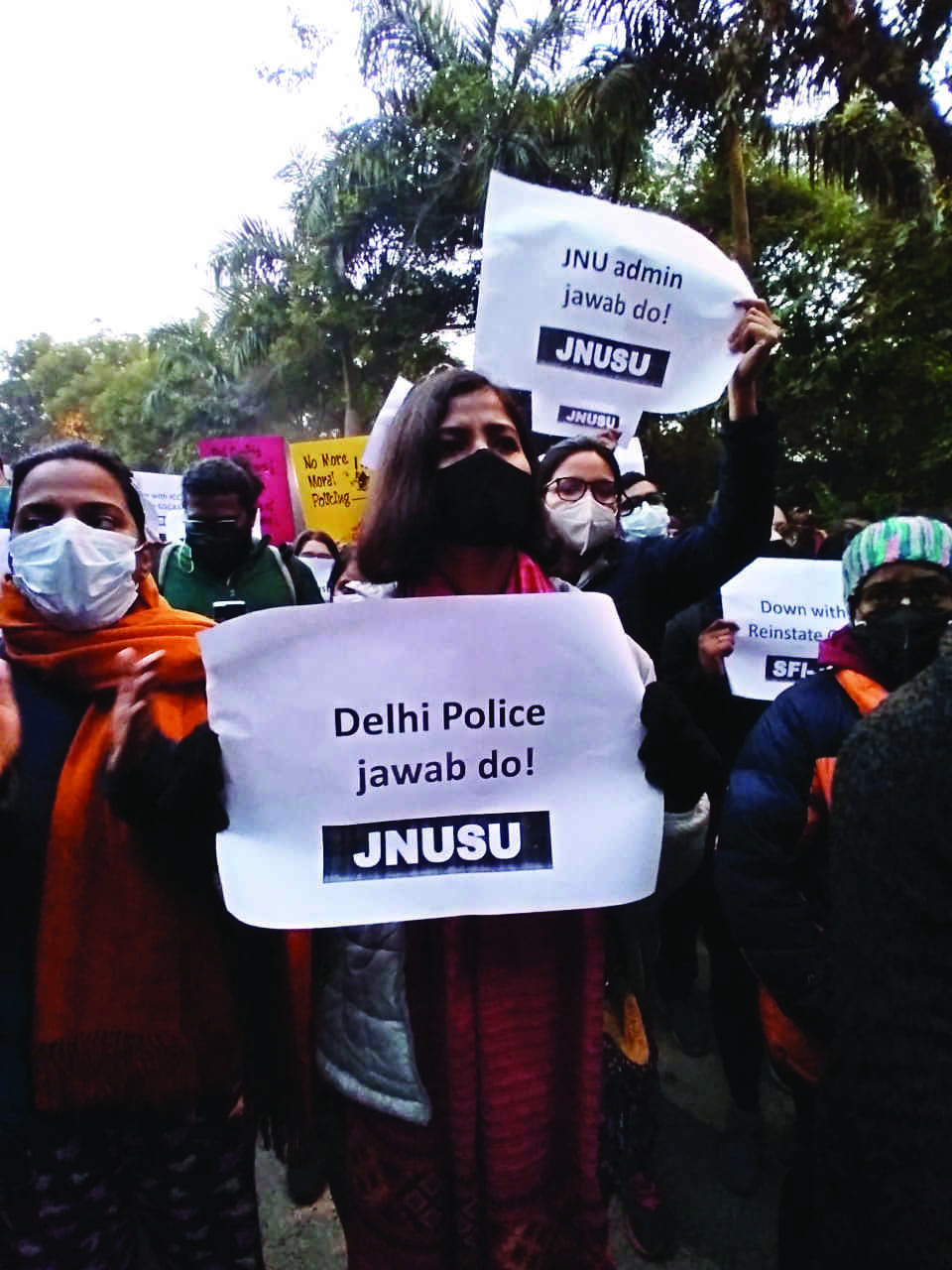 Student molested in JNU campus, union slams security lapse Student molested in JNU campus, union slams security lapse