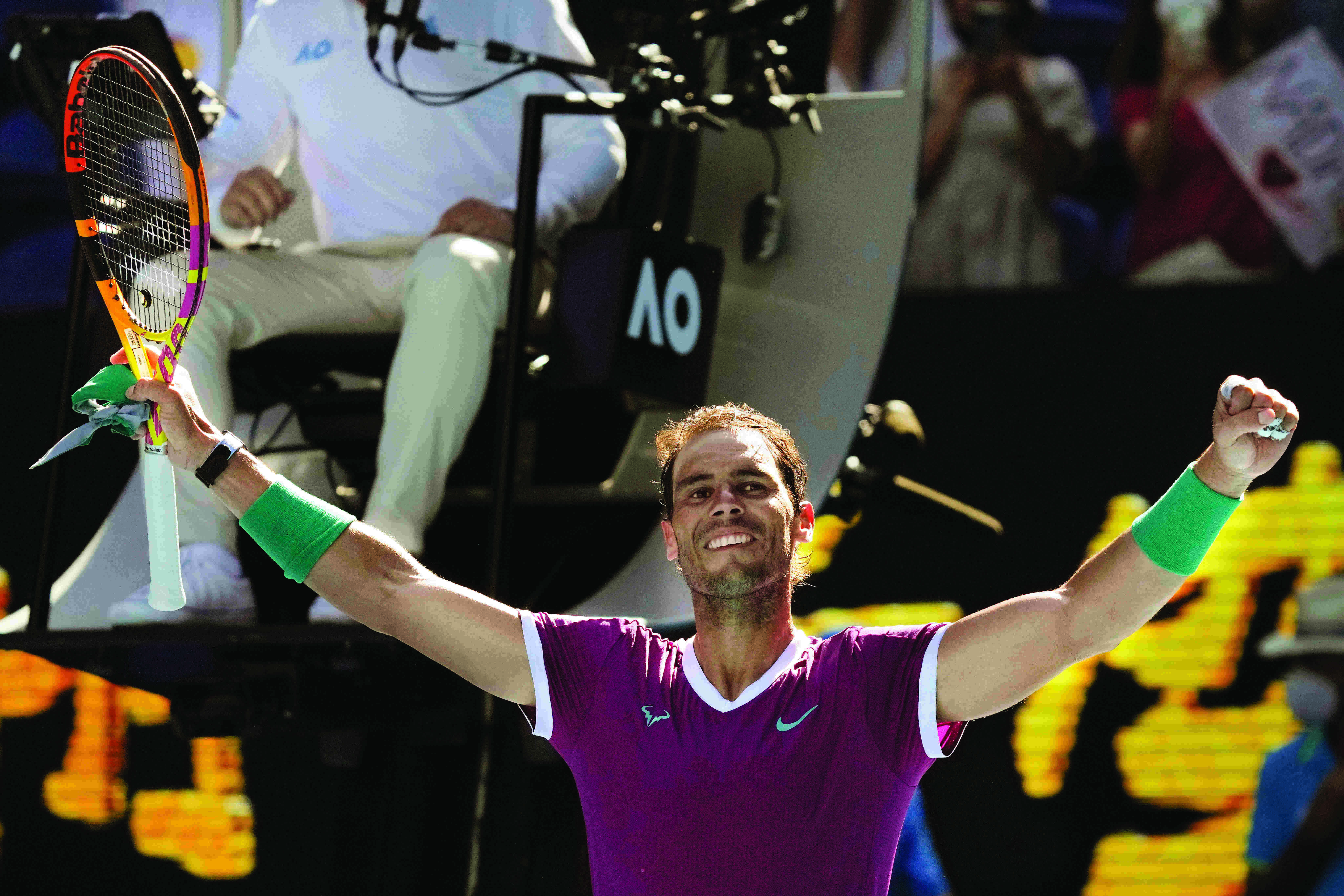 Nadal reaches Australian Open QFs for 14th time Nadal reaches Australian Open QFs for 14th time